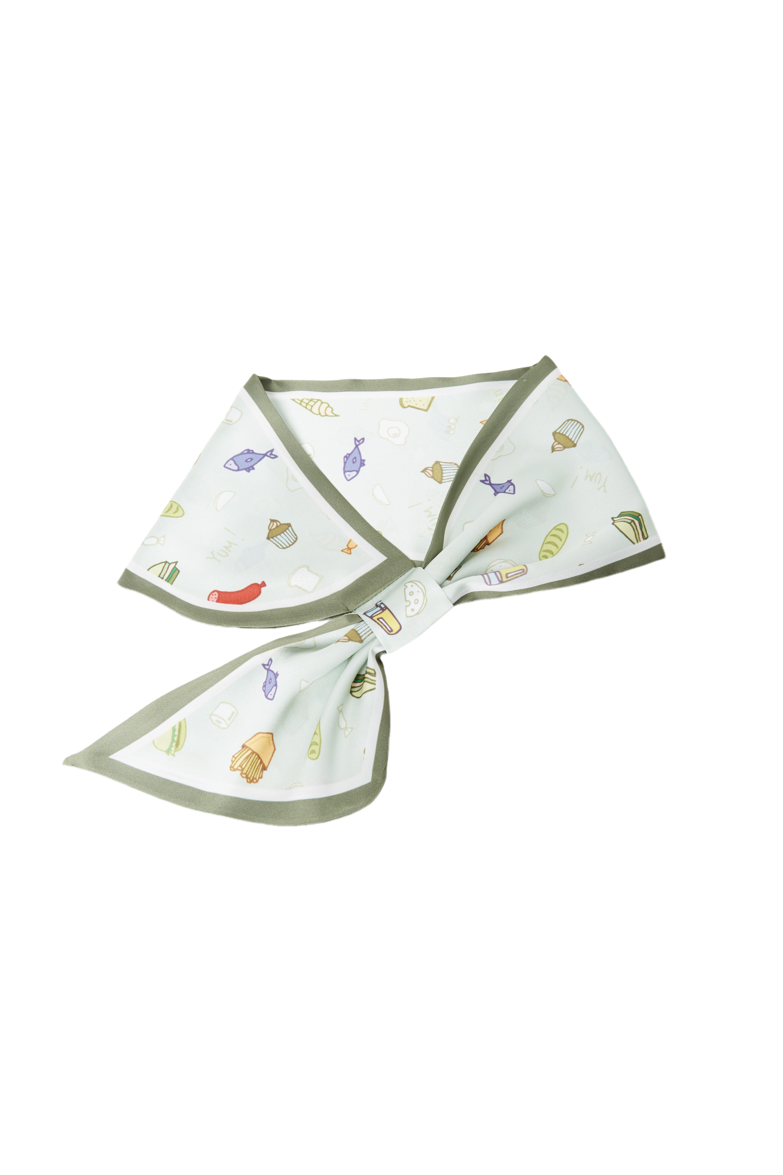 Green Yum-Yum Vintage Neckerchief