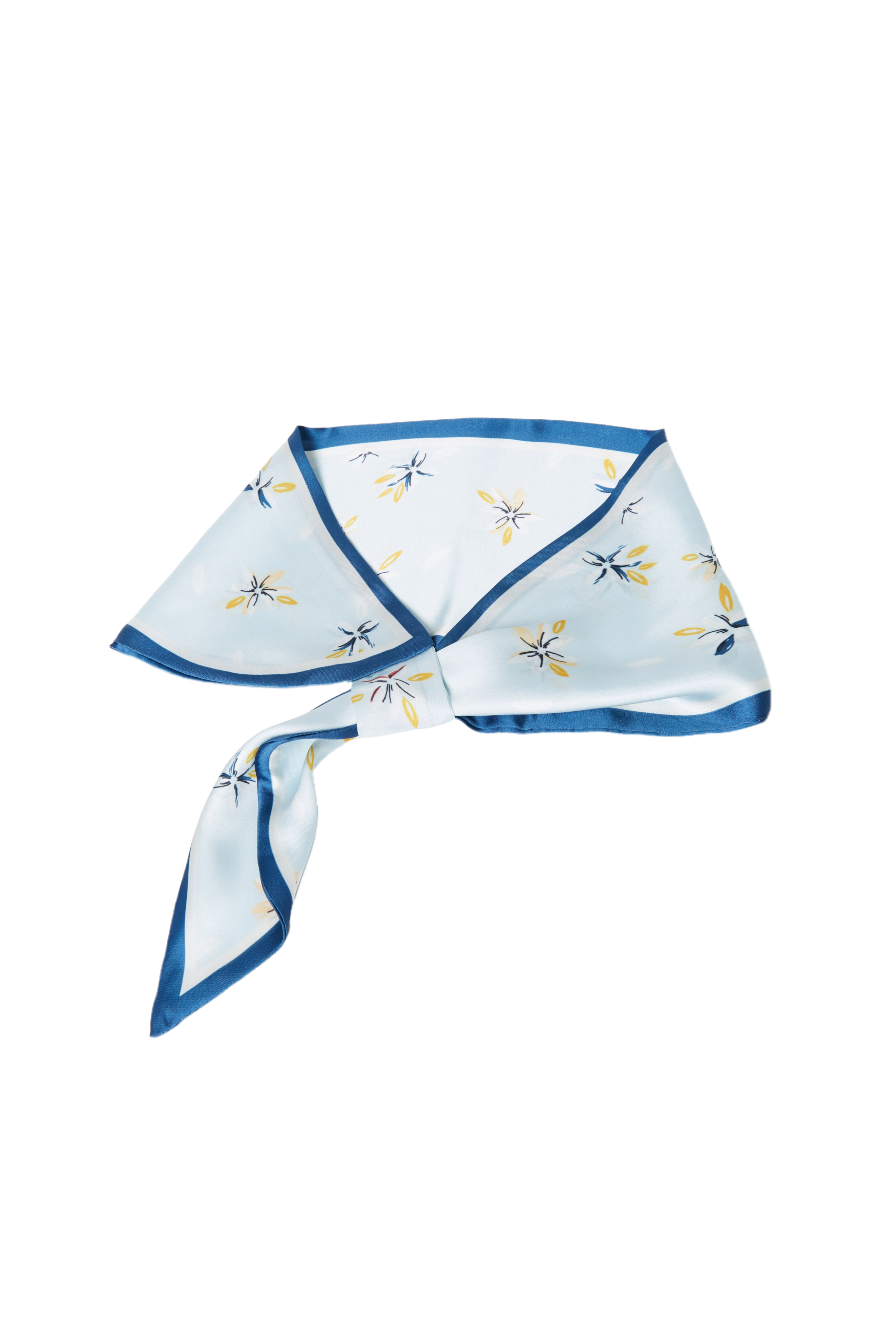 Blue Flowers Vintage Neckerchief
