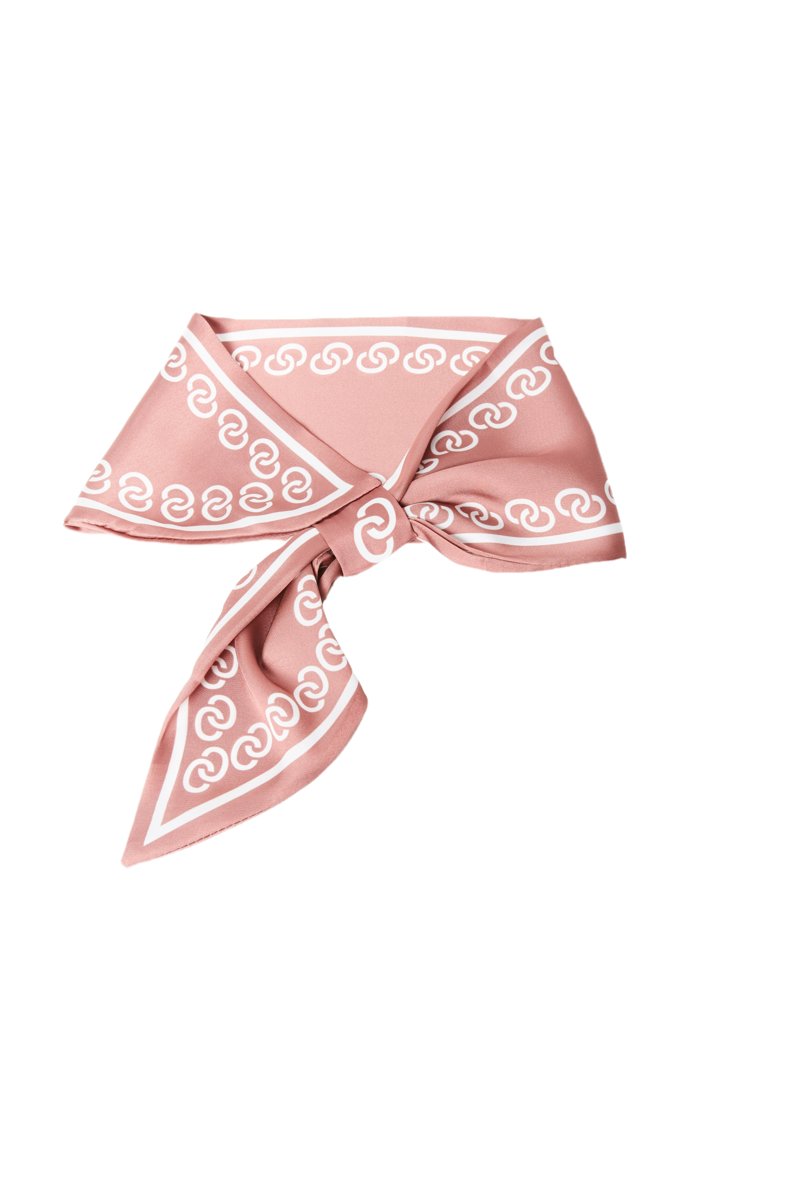 Maroon Infinity Ring Vintage Neckerchief