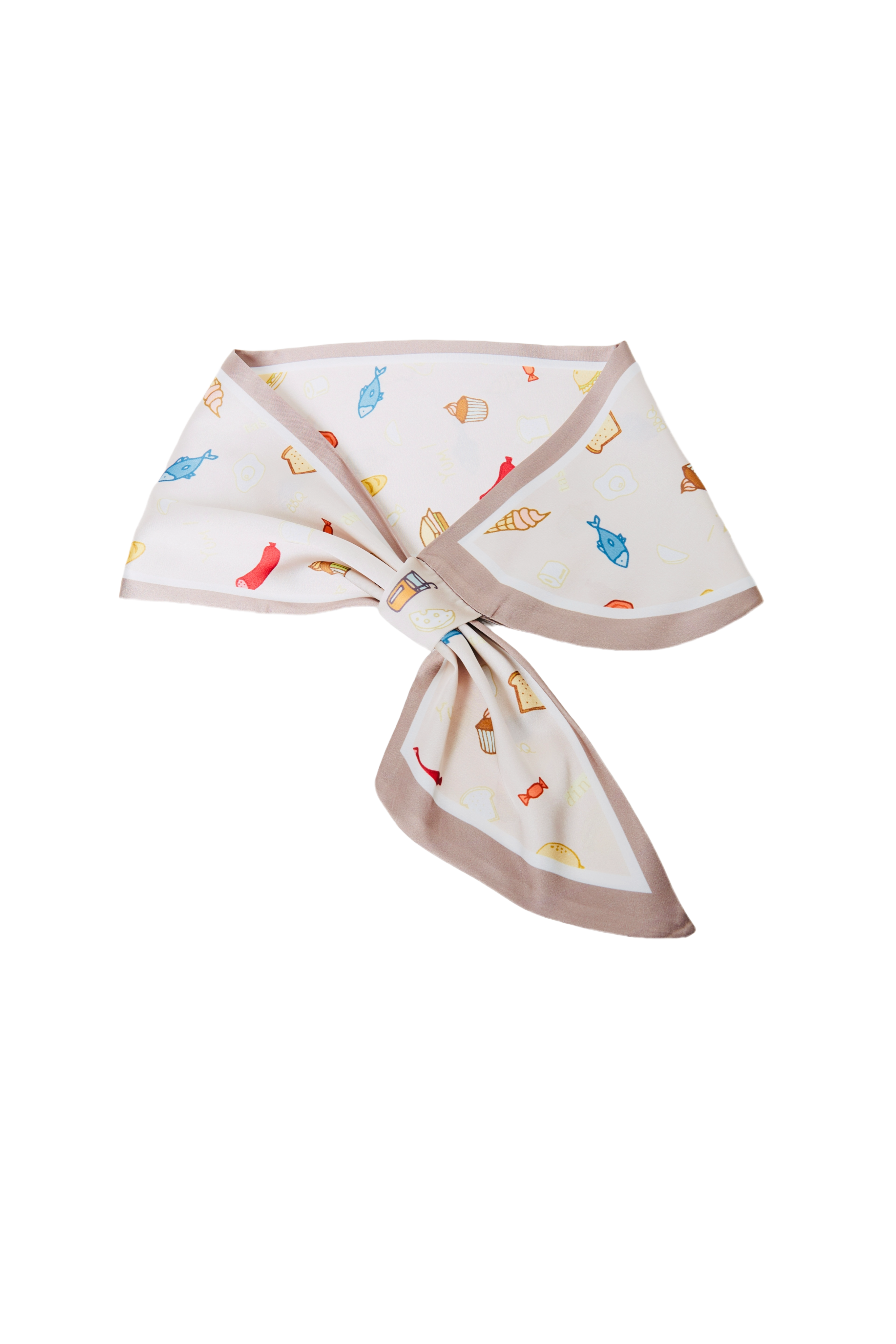 Gray Yum-Yum Vintage Neckerchief