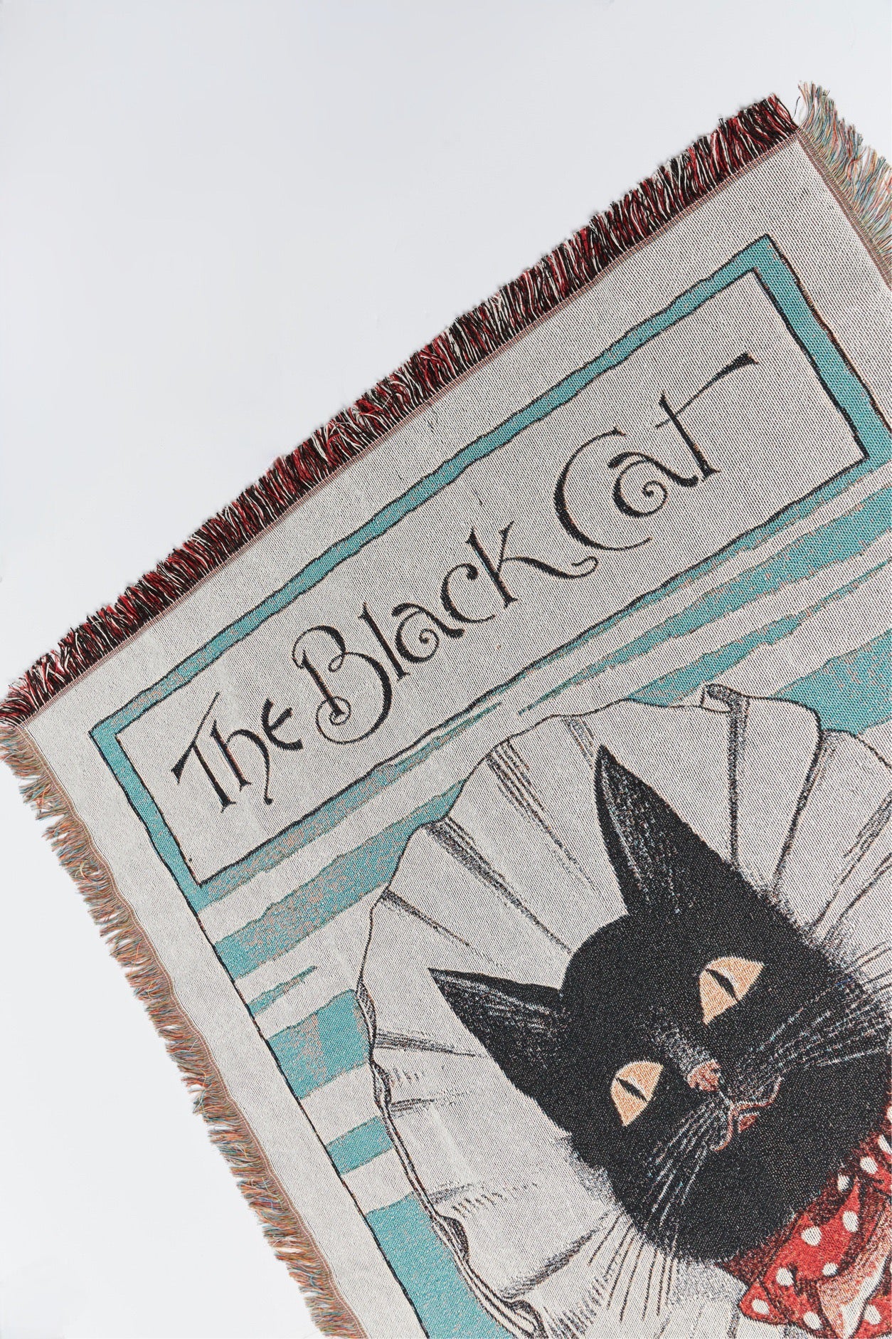 The Black Cat’s Beach, Home Decor, Picnic Throw Blanket