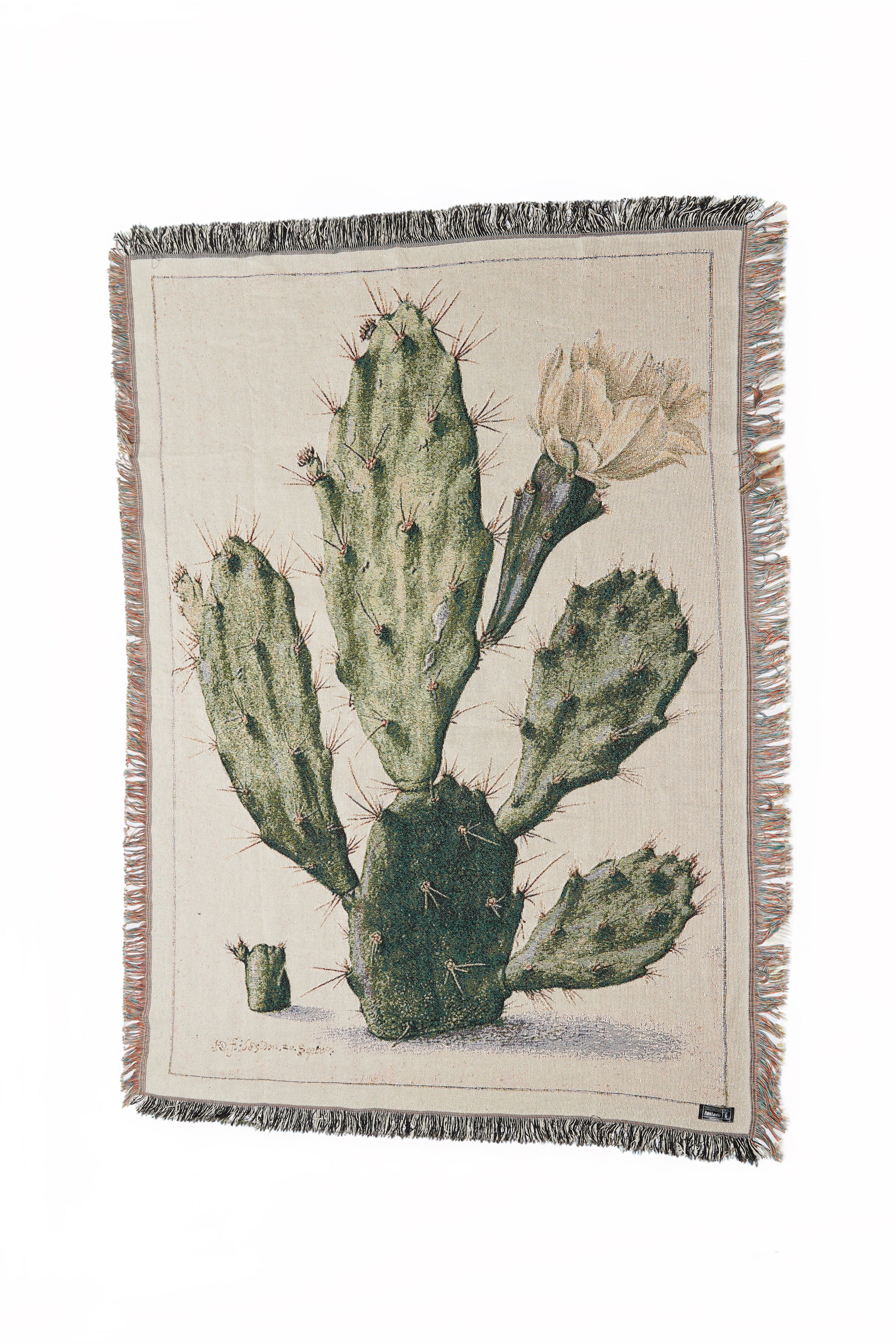 The Cactus’ Beach, Home Decor, Picnic Throw Blanket