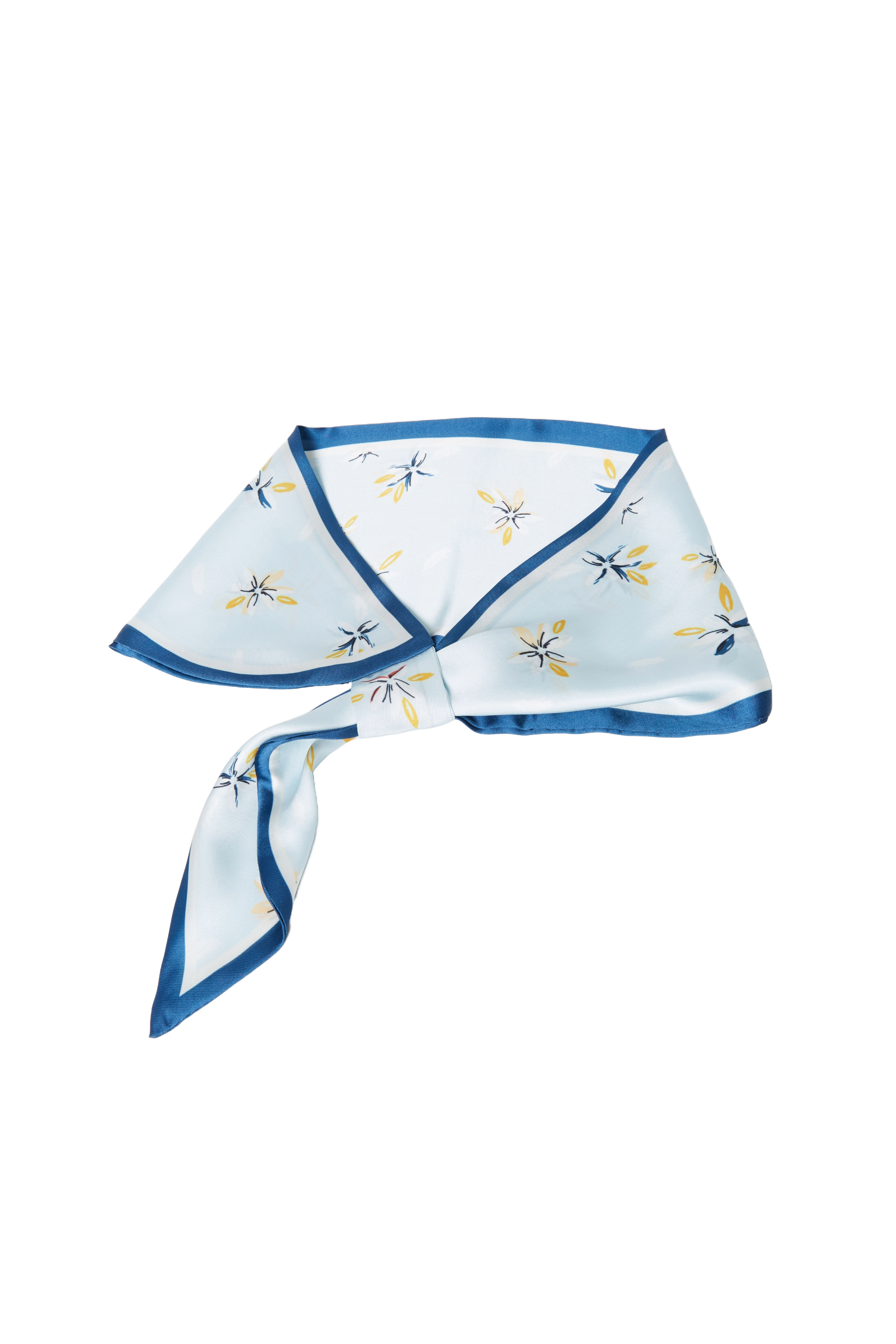 Blue Flowers Vintage Neckerchief