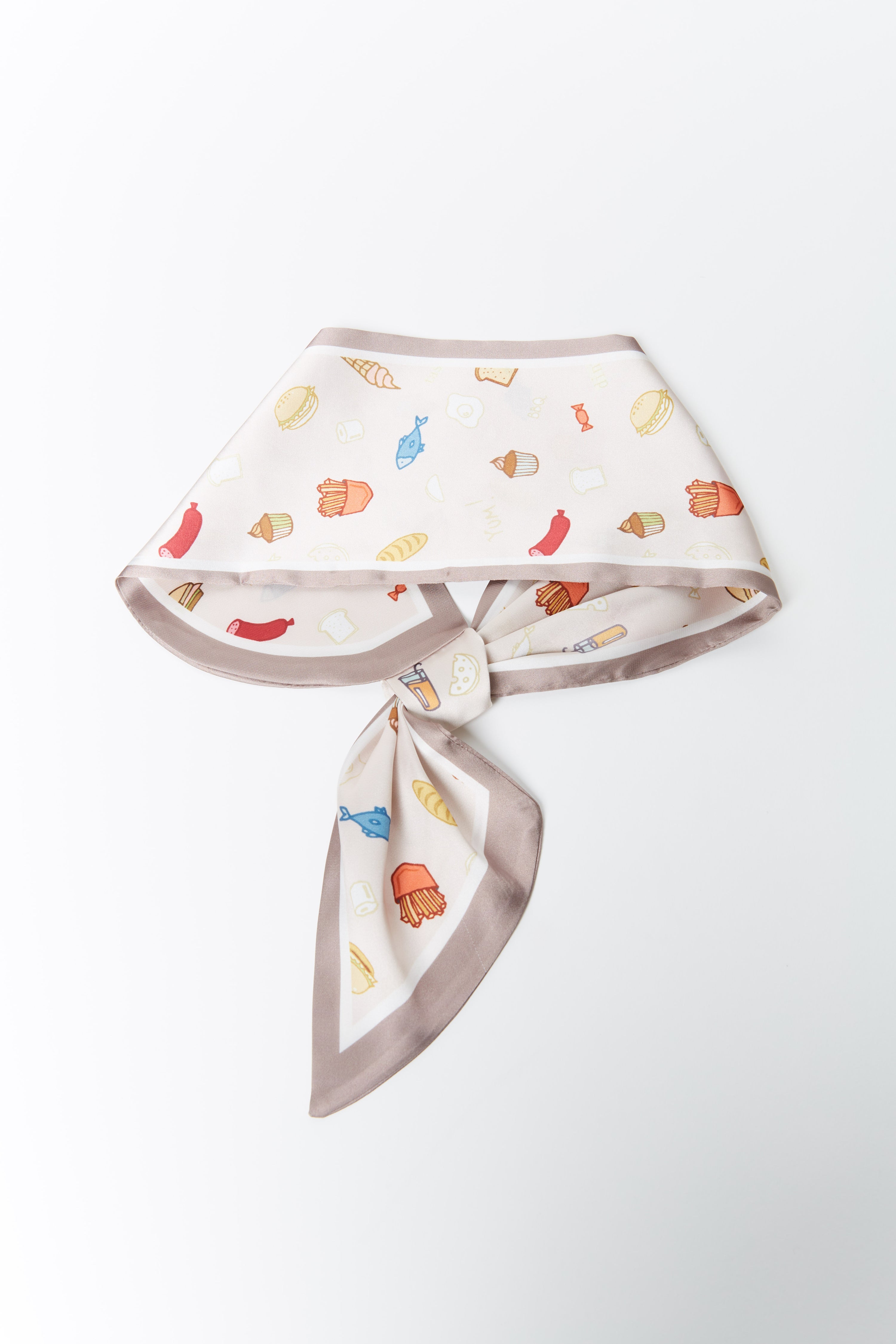 Gray Yum-Yum Vintage Neckerchief