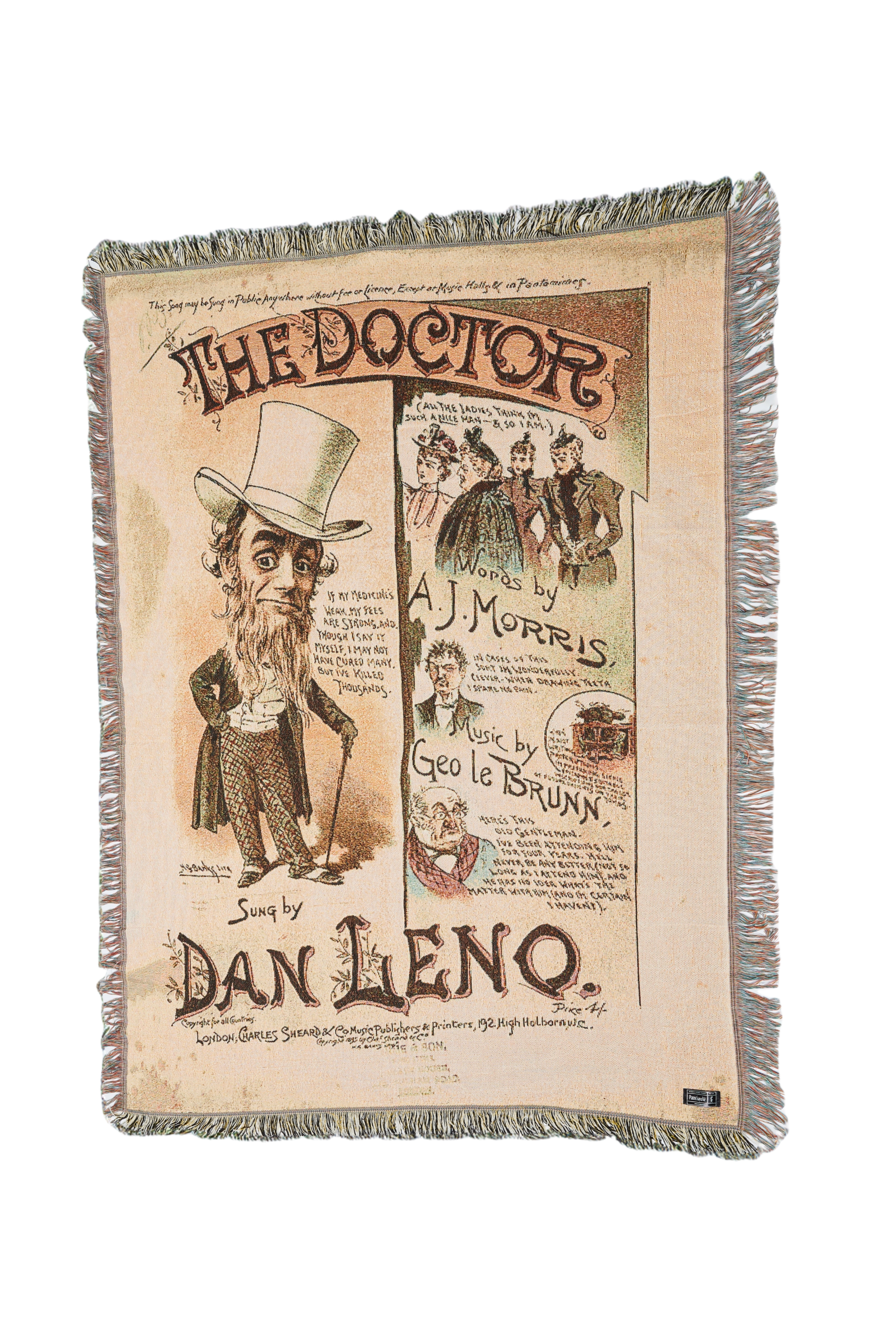 The Doctor’s Beach, Home Decor, Picnic Throw Blanket