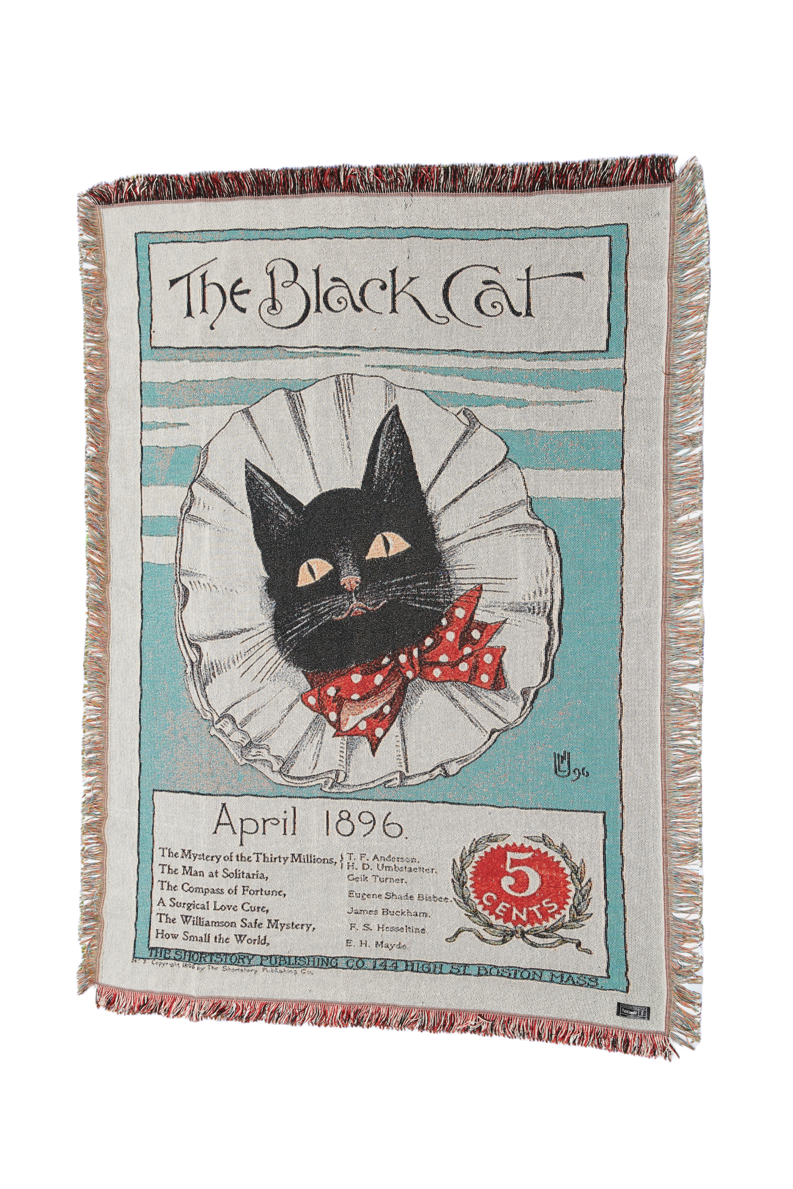 The Black Cat’s Beach, Home Decor, Picnic Throw Blanket