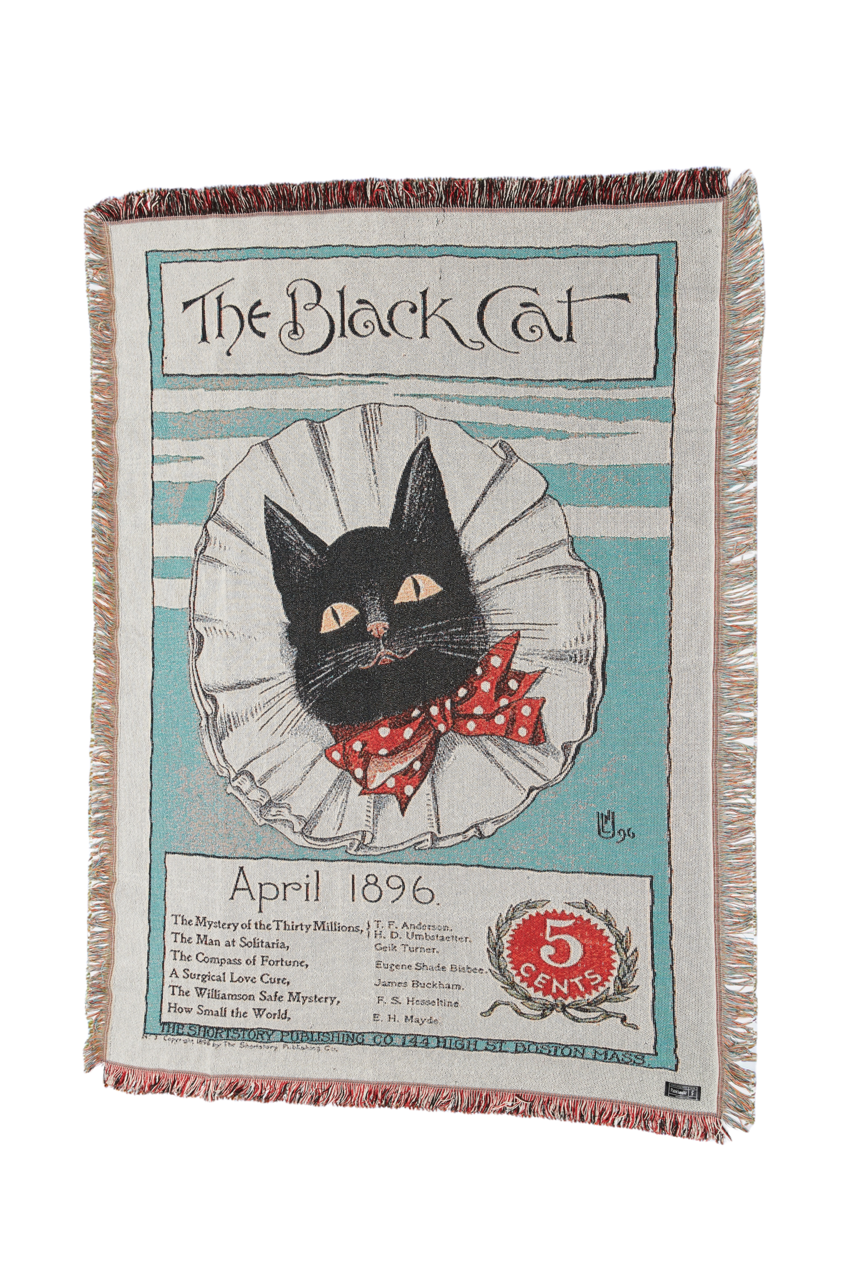 The Black Cat’s Beach, Home Decor, Picnic Throw Blanket