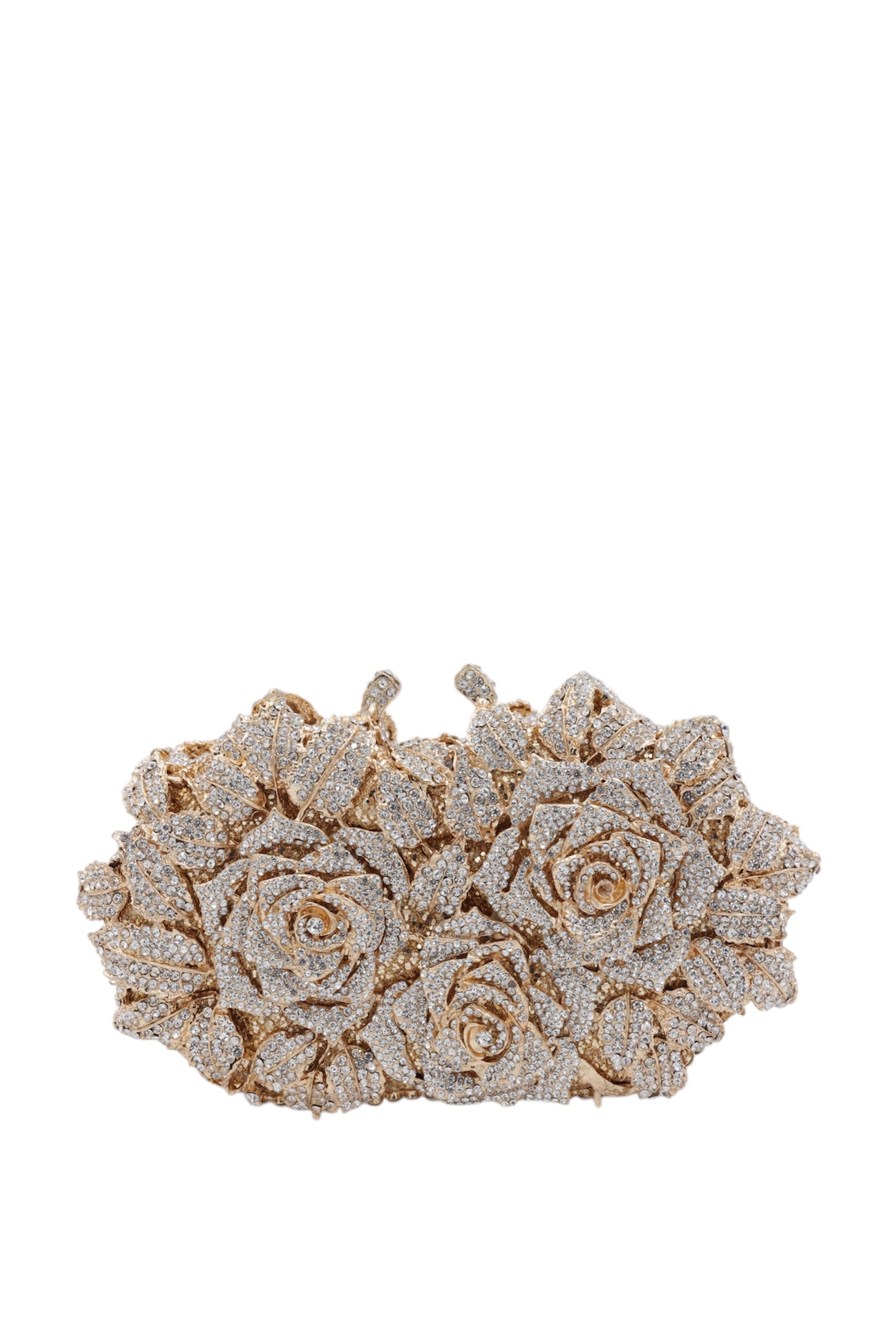 Golden Flower Clutch Purse